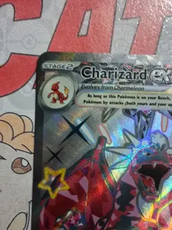 Pokemon TCG Charizard EX Scarlet & Violet Paldean Fates Promo Card #74 - Image 2