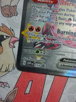 Pokemon TCG Charizard EX Scarlet & Violet Paldean Fates Promo Card #74 - Image 4