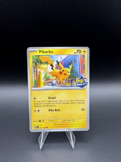 Pikachu (Rain City Showcase) 062/193 Pokemon Card Light Played - Image 1