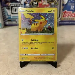 Pokemon Pikachu SWSH039 Sword & Shield Promo Holo Basic Card 60 HP English - Image 1