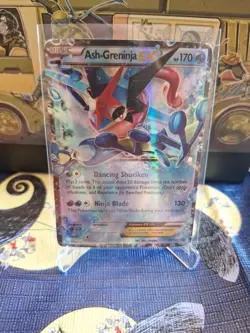 Ash-Greninja EX Promo Holo XY133 170 HP Pokemon TCG Card English XY Set - Image 1