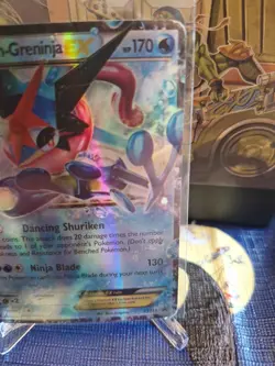 Ash-Greninja EX Promo Holo XY133 170 HP Pokemon TCG Card English XY Set - Image 3