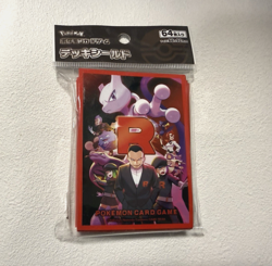 Pokemon Team Rocket Mewtwo Sleeves Deck Box Set Japan Limited Rare Pokemon Cards - Image 2