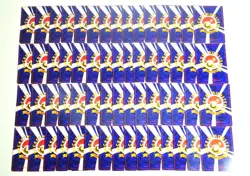 Pokemon card GYM Set LOT 60 Old Back Japanese Pikachu Meowth Machop Magikarp etc - Image 2