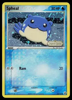 Pokemon Card - Spheal Legend Maker 65/92 Reverse Holo Stamped - Image 1