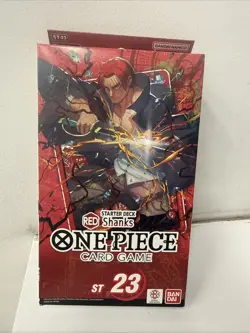 One Piece Card Game ST 23 Red Shanks Starter Deck New Sealed St23 English - Image 1