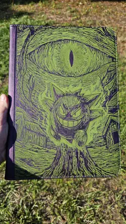 Eye of Gengar Pokemon Binder 9 Pocket 360 Card Slot Zip Binder - Image 1