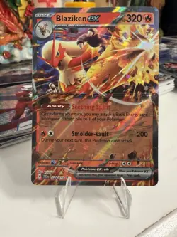 Blaziken EX 024/159SV09: Journey Together Holo Pokemon Card - Image 1