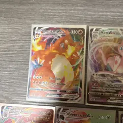 Pokemon TCG VMAX Holo Card Lot (5) Charizard Mew Urshifu Copperajah 2021 - Image 2