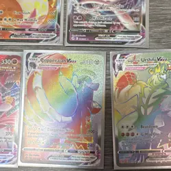 Pokemon TCG VMAX Holo Card Lot (5) Charizard Mew Urshifu Copperajah 2021 - Image 5