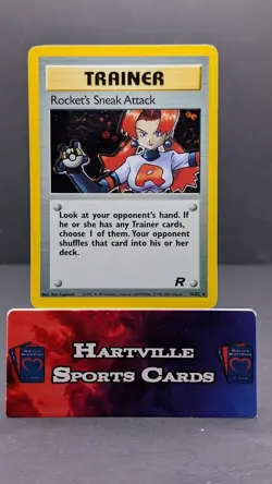 Rocket's Sneak Attack 16/82 Team Rocket Pokemon Card Holo Rare - Image 1