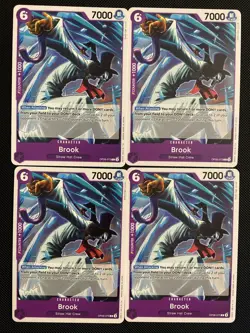 4x Brook - Emperors In The New World OP09-073 - One Piece CCG Card Play set 4x - Image 1