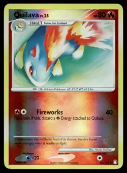 POKEMON QUILAVA MYSTERIOUS TREASURES 60/123 UC REVERSE HOLO NM/M - Image 1