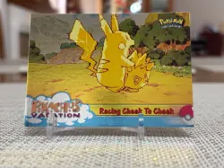 1999 Pokemon First Movie #48 Pikachu's Vacation (Cheek to Cheek) Foil Blue LP - Image 1