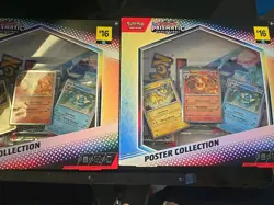 Prismatic Evolutions Poster Collection x2 Lot - Factory Sealed New - Pokemon TCG - Image 1