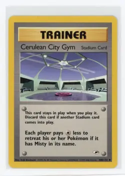 Pokemon Gym Heroes #108/132 Cerulean City Gym - Image 1