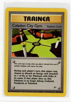 Pokemon Gym Heroes #107/132 Celadon City Gym - Image 1