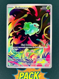 Bulbasaur Illustration Rare IR Mega Evolution Pokemon TCG 133/132 - Image 1