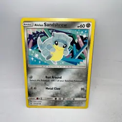 Alolan Sandshrew 137/236 Common Cosmic Eclipse Pokemon Lightly Played - Image 1