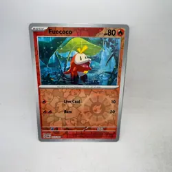 Fuecoco 023/182 Common Paradox Rift Pokemon Reverse Holo Near Mint - Image 1