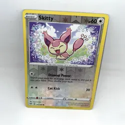 Skitty 141/189 Common Darkness Ablaze Pokemon Reverse Holo - Image 1