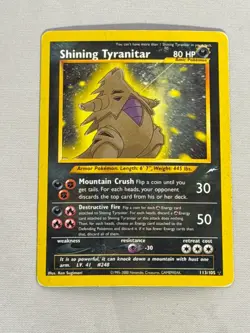 Pokemon Shining Tyranitar Neo Destiny 113/105 - Image 1