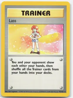 Pokemon LASS 75/102 Base Set Unlimited LP - Image 1