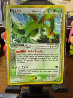 Pokemon TCG FLYGON Reverse Holo! Holon Phantoms! #7/110 - Image 1