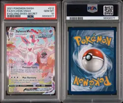 Pokemon Sylveon VMAX Evolving Skies Secret Rare Full Alt Art #212 PSA 10 - Image 3