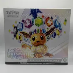 Pokemon TCG Prismatic Evolutions Elite Trainer Box ETB Sealed - Image 1