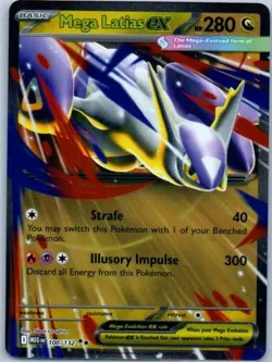 Pokemon tcg ME01: Mega Evolution Mega Latias ex Near Mint or Better - Image 1