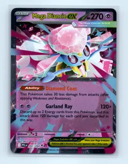 Pokemon tcg ME02: Phantasmal Flames Mega Diancie ex Near Mint or Better - Image 1