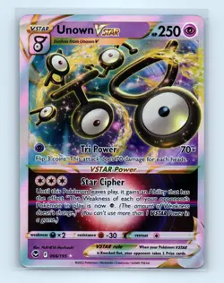 Pokemon tcg SWSH12: Silver Tempest Unown VSTAR Near Mint or Better - Image 1