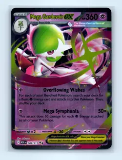 Pokemon tcg ME01: Mega Evolution Mega Gardevoir ex Near Mint or Better - Image 1
