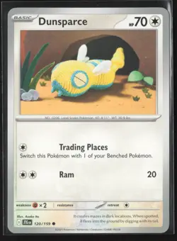 Dunsparce 120/159 Common Journey Together Pokemon Near Mint - Image 1