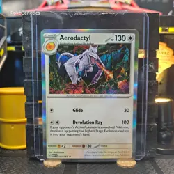Aerodactyl 151 Holo Pokemon TCG 142/165 Scarlet & Violet Rare - Image 1