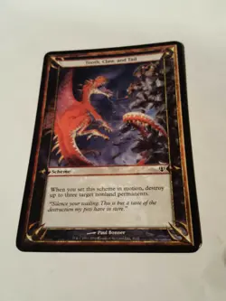Tooth, Claw, And Tail - Archenemy MTG Oversized Cards - Image 1