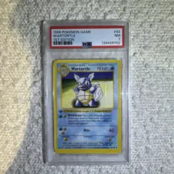 POKEMON 1999 WARTORTLE 1ST EDITION BASE SET SHADOWLESS PSA 7 - Image 1