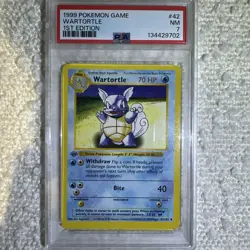 POKEMON 1999 WARTORTLE 1ST EDITION BASE SET SHADOWLESS PSA 7 - Image 2