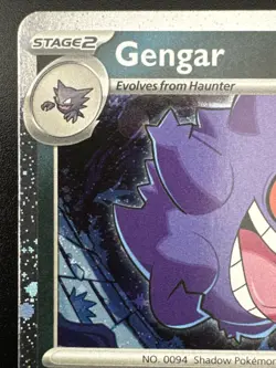 Gengar (Cosmos Holo) 057/091 Holo Trick or Trade BOOster 2024 Pokemon NM - Image 4