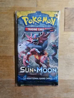 Pokemon TCG Sun & Moon Base Set Booster Pack, 13 - Image 1