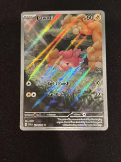 2024 Pawmi 226/91 Pokemon TCG S&V Paldean Fates Illustration Rare Holo - Image 1