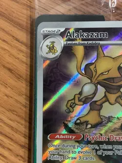 Alakazam Pokemon 009 Me: Mega Evolution Promo Holo Center Sealed - Image 2