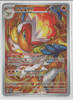 Pokemon TCG Infernape SV06 Twilight Masquerade 173/167 IR Holo NM+ - Image 1