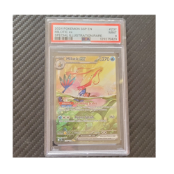 Pokemon TCG Milotic ex Holo Surging Sparks Special Illustration Rare PSA 9 - Image 1