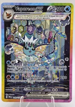 Pokemon Vaporeon EX Special Illustration Rare 149/131 Prismatic Evolutions NM/LP - Image 1