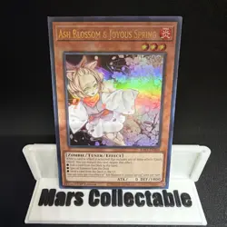 Yugioh Ash Blossom & Joyous Spring RA01-EN008 Ultra Rare 1st Edition NM - Image 1