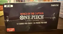 One Piece English TCG Wings of the Captain OP-06 Booster Box Sealed - Image 5