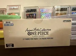 One Piece EB-02 Anime 25th Anniversary Collection Box Factory Sealed 24 Packs - Image 2