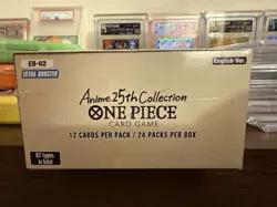 One Piece EB-02 Anime 25th Anniversary Collection Box Factory Sealed 24 Packs - Image 3